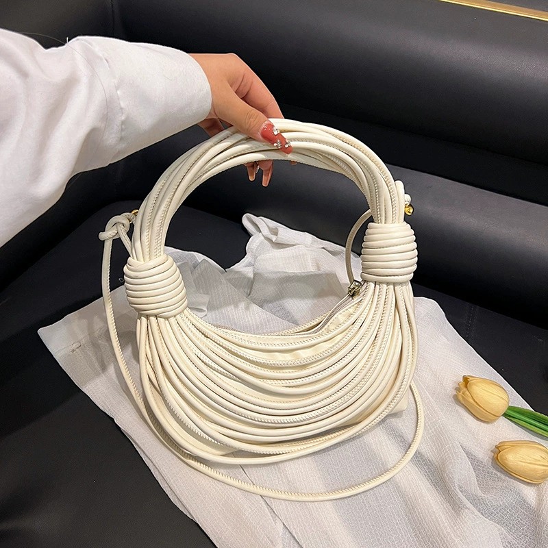 Single shoulder bag colorful luxury bag women's single shoulder leather handbag playful dressing bag no collision bag chic party bag 002