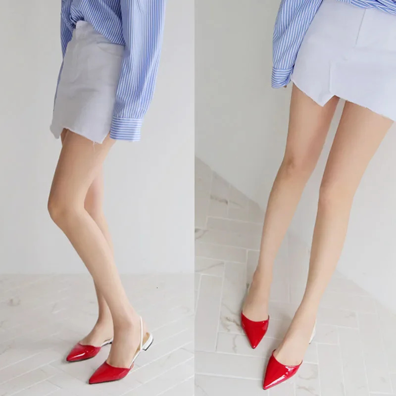 Pointed Flat Slippers Female Summer Fashion Toe Cap Wear Cool Drag Girl Womens Half Slippers 250526BJ - view 5