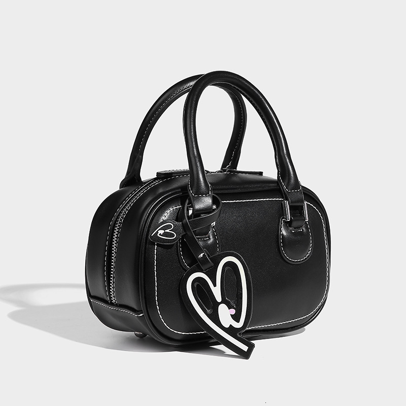 Handheld Bowling Ball for Women 2024 New Autumn Winter Toast Light Luxury Niche High-end Versatile Single Shoulder Crossbody Bag