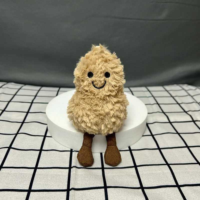 Peanut Pendant Keychain Bag Accessories Cute Peanut Doll Boys And Girls Holiday Girlfriends Gift WholesaleXJ250524