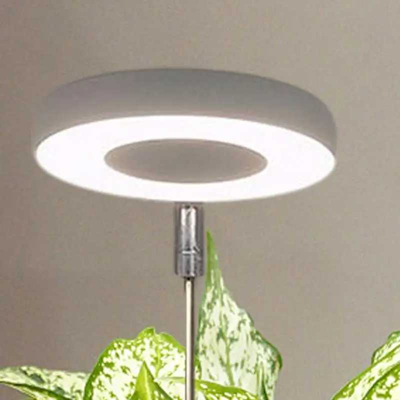 LED Plant Grow Light Sun Simulation Fill Lamp for Flowers LED Full Spectrum Grow Lights for Indoor Plants with 360 RotationXJ250526