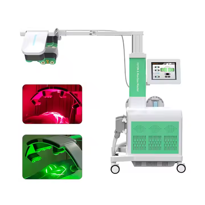 Non-invasive 2 in 1 10D Laser 532 635nm Green Light Therapy EMS Body Sculpting Machine