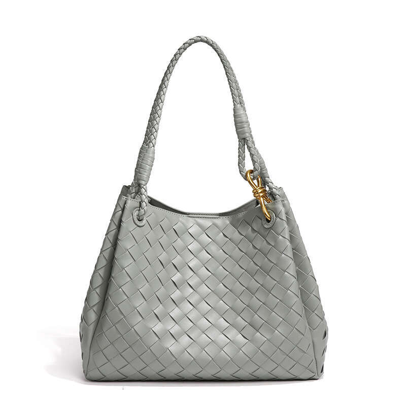 Luxury Fashion Two-Piece Set Mother And Child Single Shoulder Large Parachute Handbag Bucket High-End Woven Underarm Bag