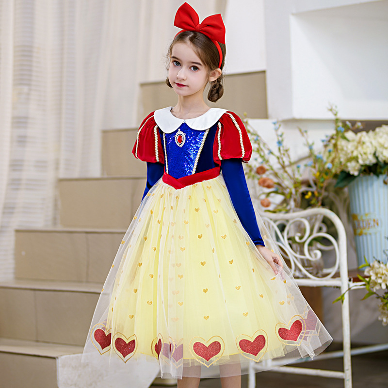 DISNEY toddler designer dress baby clothes designer designer clothes girl baby Elsa princess dress Little girl's skirt dress comfortable and soft