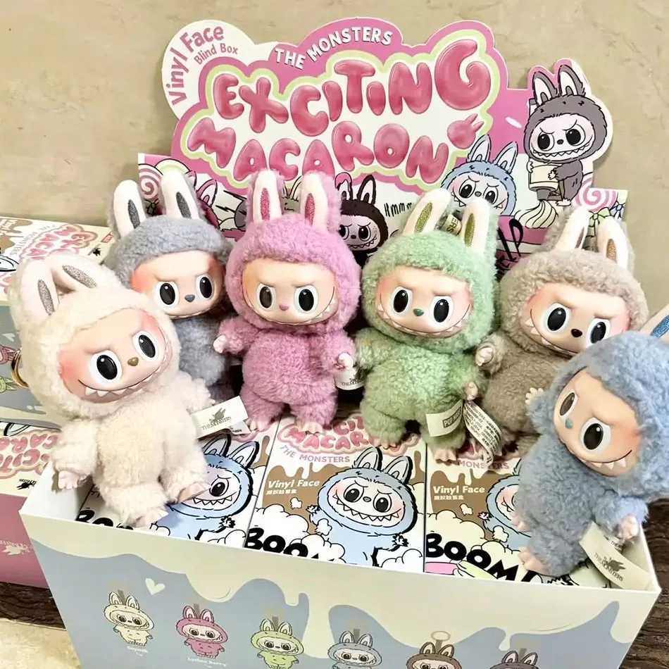 Hot In Stock Anime Figure Labubu Have A Seat Series PVC Pendant Doll Model Toy Kawaii Monster Replica Keychain Toy Birthday Gift XJ250524