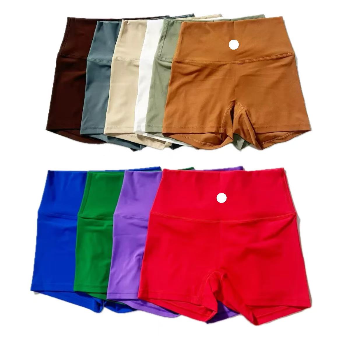 New High-Rise Yoga Shorts Quick Dry Breathable No T-Line Workout Tights Outfits High Waisted Sports Shorts Push Up Running Slim Fit Casual Biker Gym Shorts Outfit