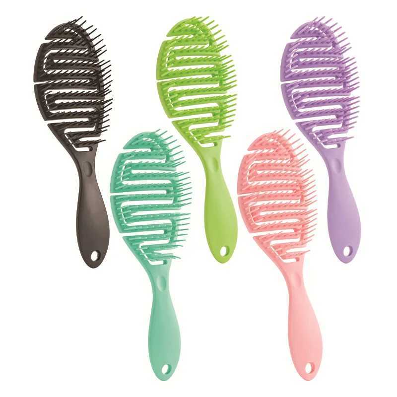 1pcs Wet Brush Comb Tool Barber Hair Brush Hair Styling Tools Anti Tangle Anti-static Head Massage Hairbrush Magic Comb R250526