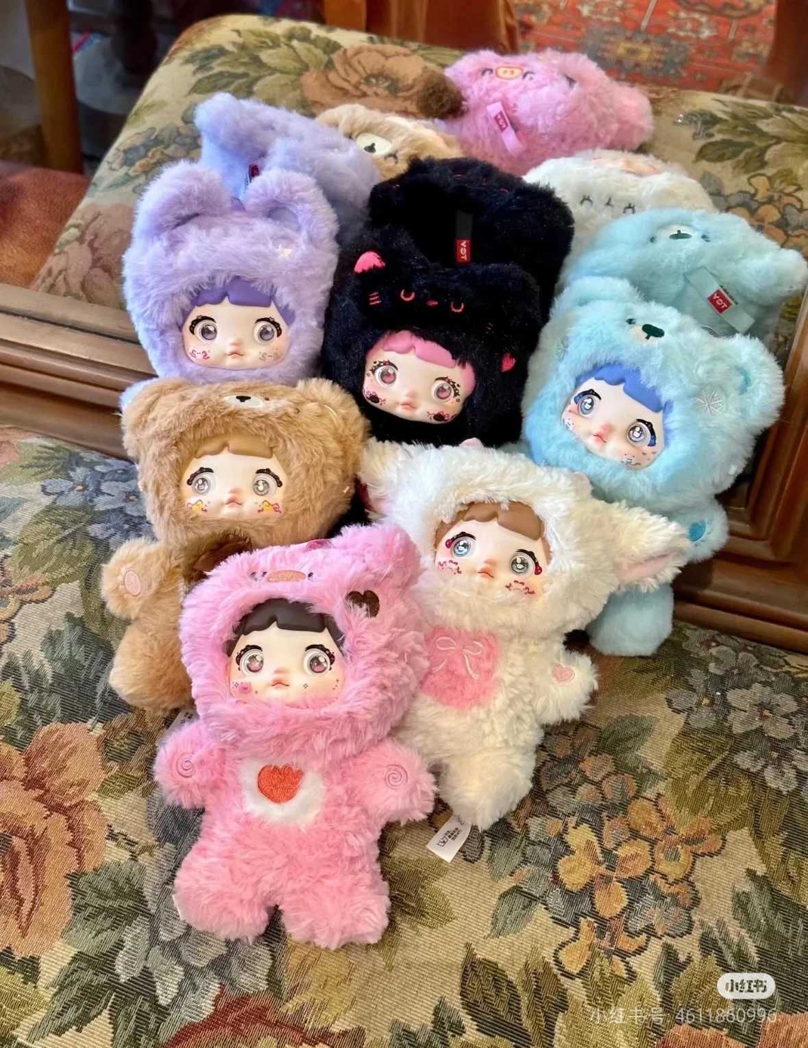 Nommi Blind Box Loveliness Never End 17cm Plush Toy Cute Girl Gifts Sweet Lovely Dolls Mystery Box Decor Anime Action FigureT250526