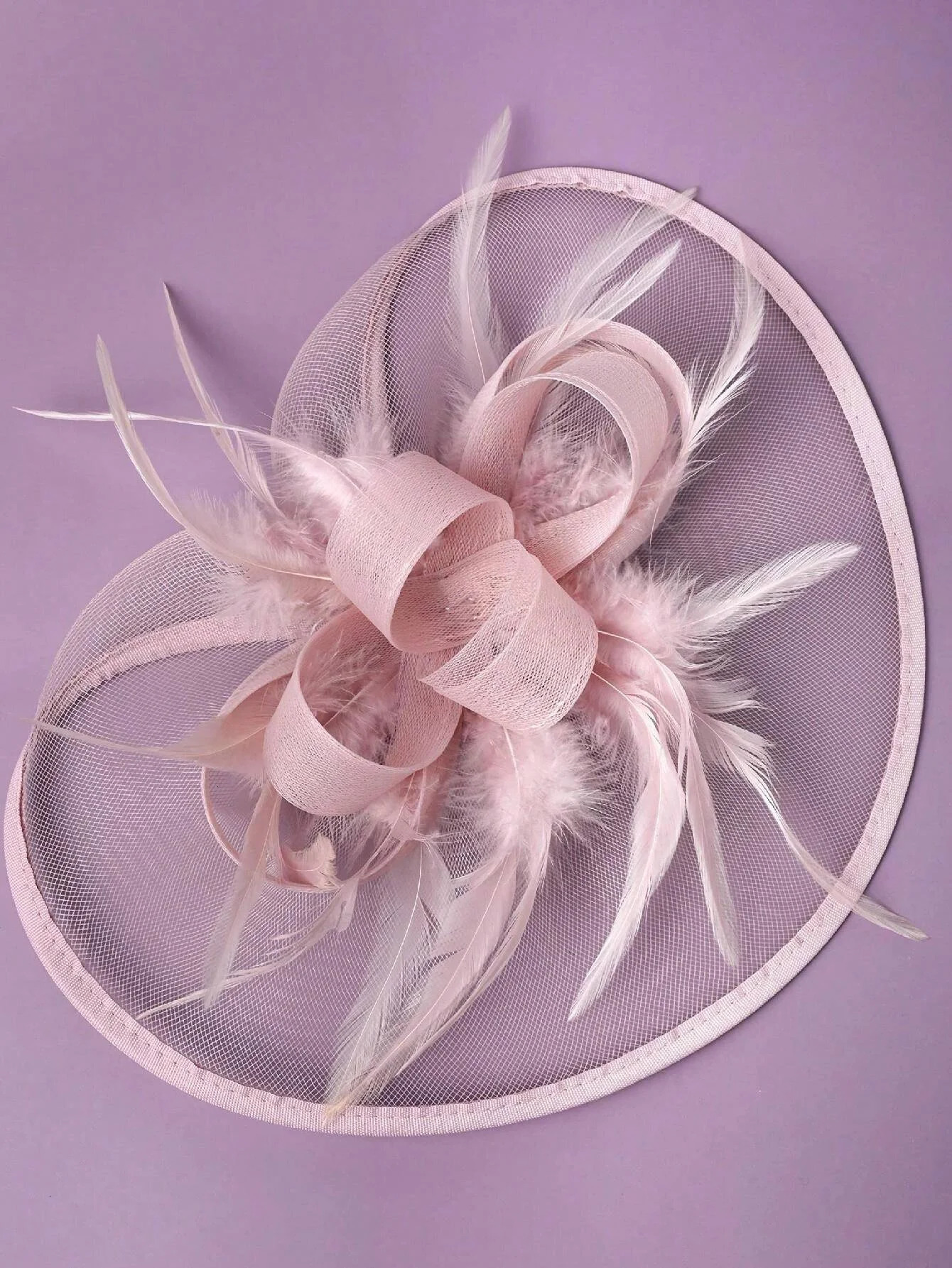 1pc Womens Fascinators Tea Party Hat Mesh Floral Feather Hair Clip Fascinator Headwear For Wedding Cocktail 250520