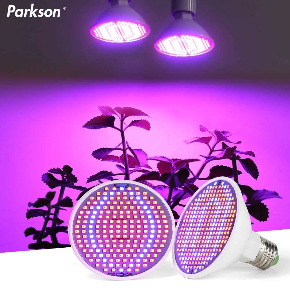 LED Grow Light Hydroponic Growth Light E27 Led Grow Bulb 85-265V Full Spectrum Indoor Hydroponics Flower Seedling LED Phyto LampXJ250526