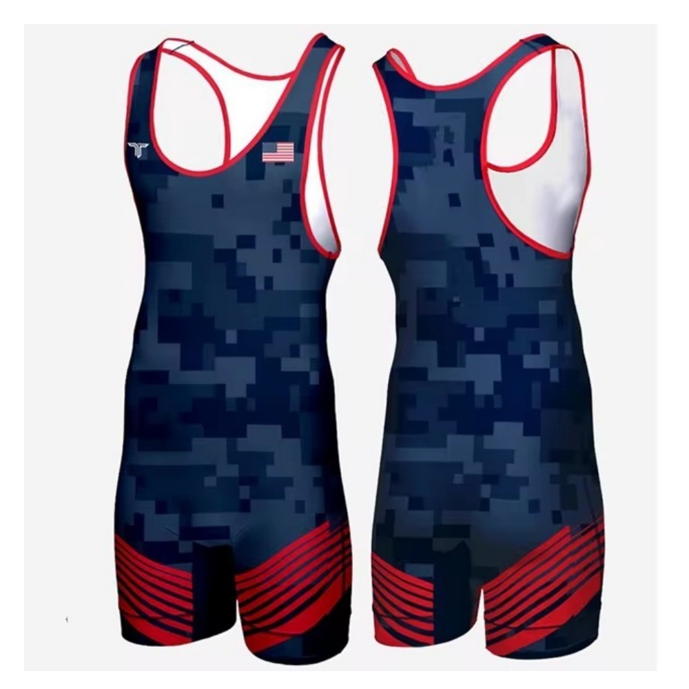 Outdoor T-Shirts Wrestling Clothes Singlet Weightlifting PowerLifting Boxing Triathlon Bodysuit Gym Breathable Skinsuit Swimwear Marathon Running 2308