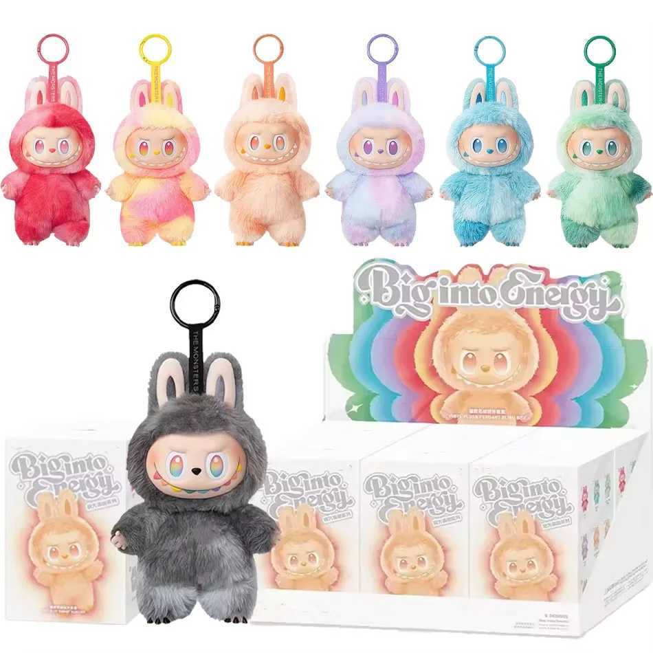 High Quality Macaron Labubu V3 The Monsters Big Into Energy Series Blind Box Vinyl Plush Doll Pendant Gradient Color Gift XJ250524