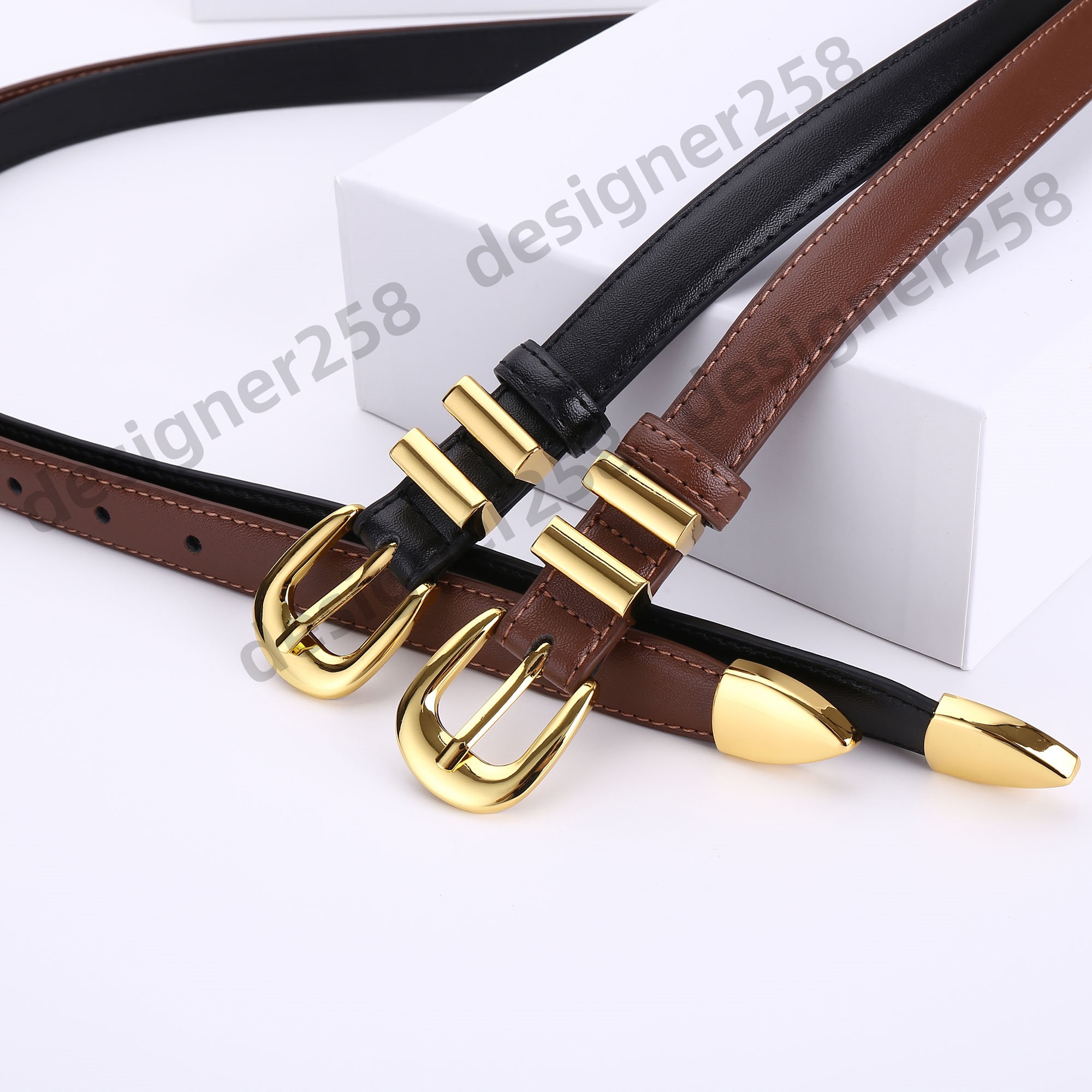 Belts for women designer ceinture luxe Width 2.5cm Women Waistband designer womens belts Smooth Buckle Genuine Leather Classical Designer Woman Belt Cowhide AAA