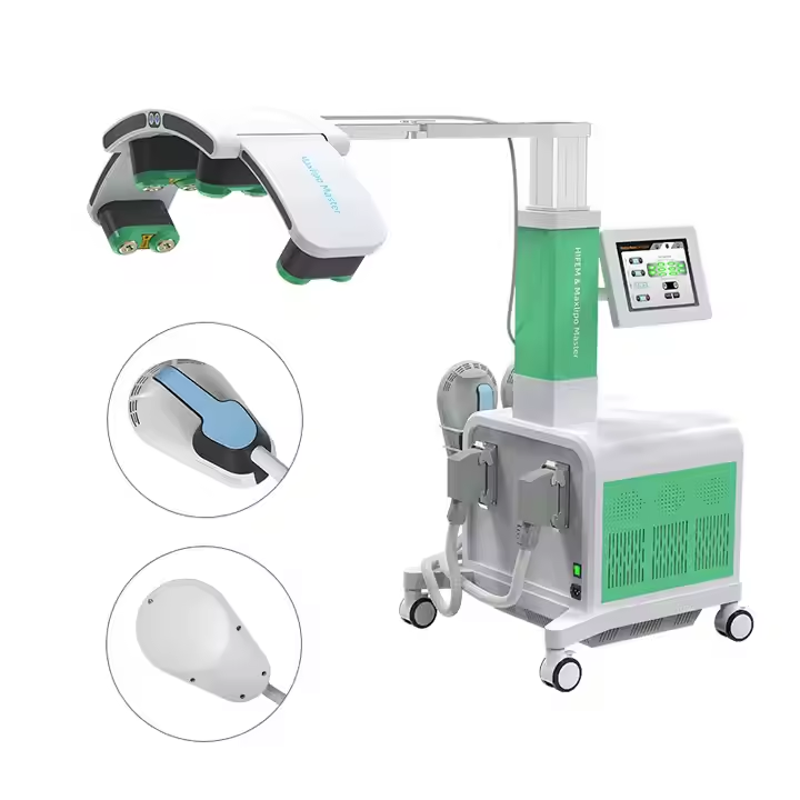 Non-invasive 2 in 1 10D Laser 532 635nm Green Light Therapy EMS Body Sculpting Machine