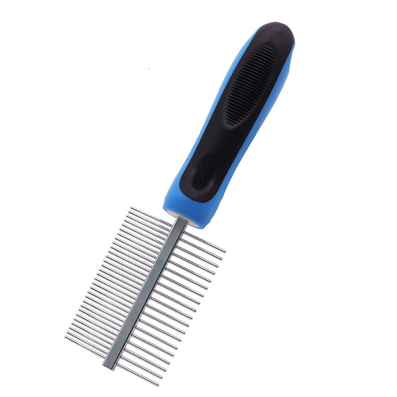 Pet Fine Tooth Rake Dog Hair Magic Grooming Tool Supplies Cat Comb