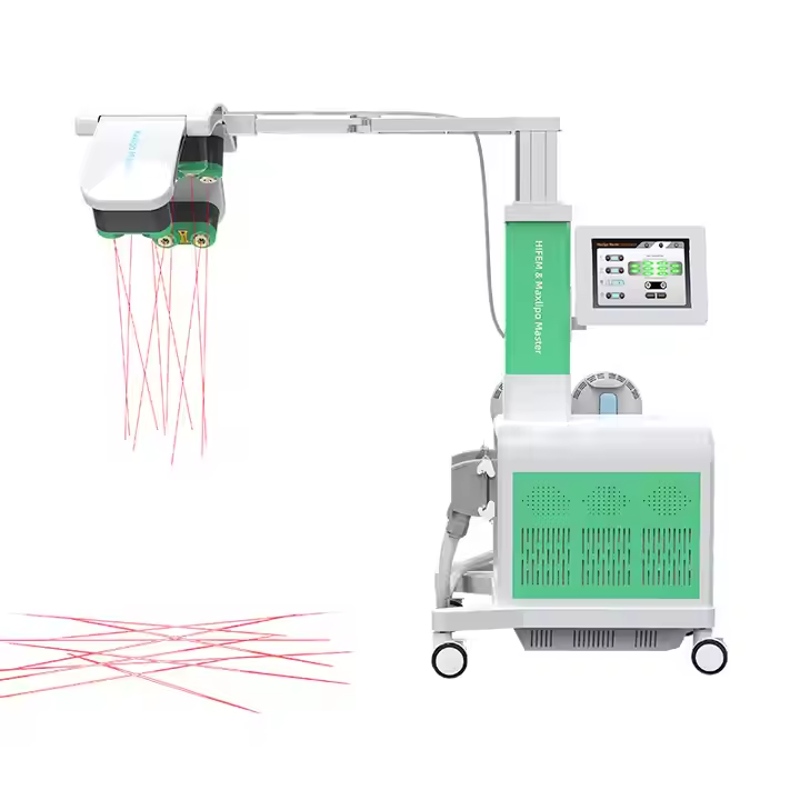 Non-invasive 2 in 1 10D Laser 532 635nm Green Light Therapy EMS Body Sculpting Machine