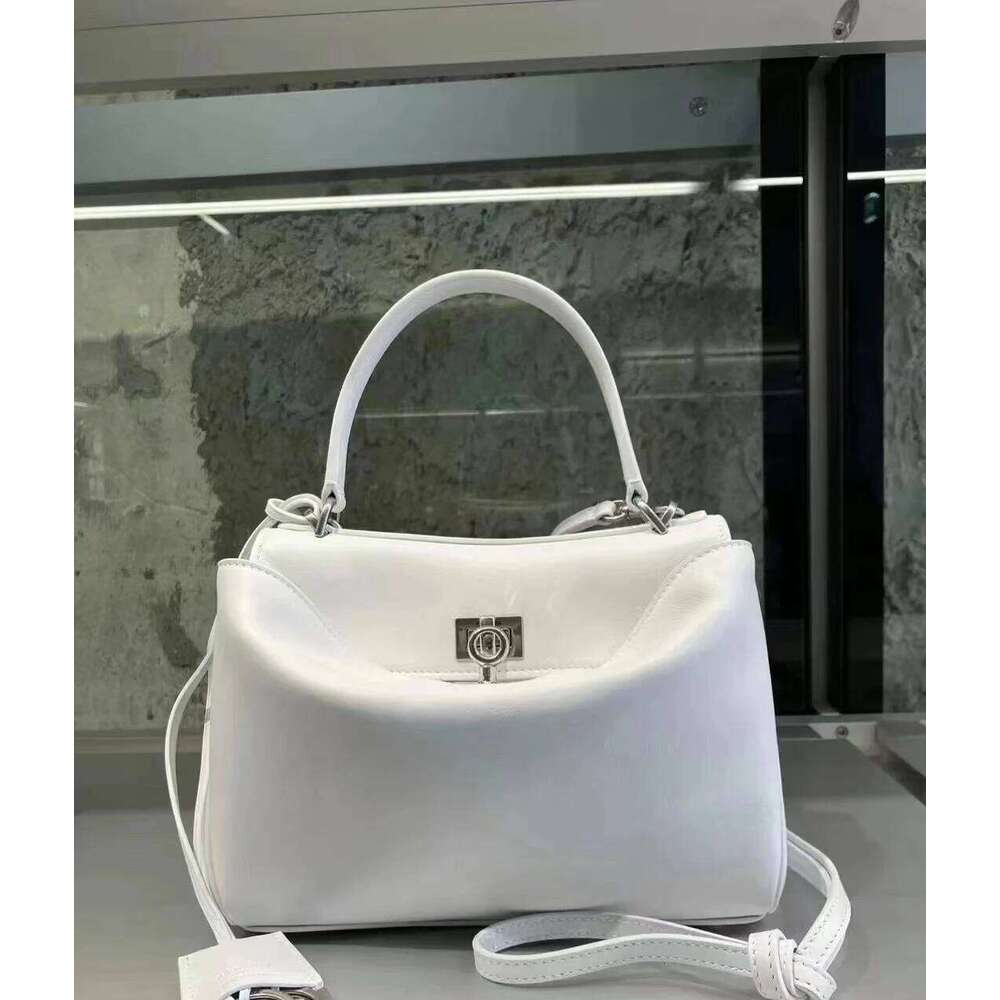 Retro Genuine Tote Ladies Elegant Handbags Woman Shoulder Messenger Bag Suede Leather Gold Sier Buckle Bags