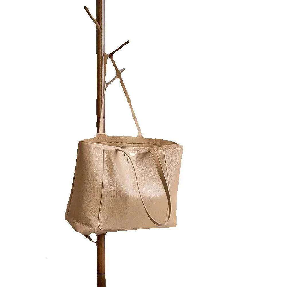 Designer Luxury Designer Luxury Designer Luxury Korean Style Women Shoulder 100% Genuine Leather Large Capacity Tote Bag Commuter Design Women's 