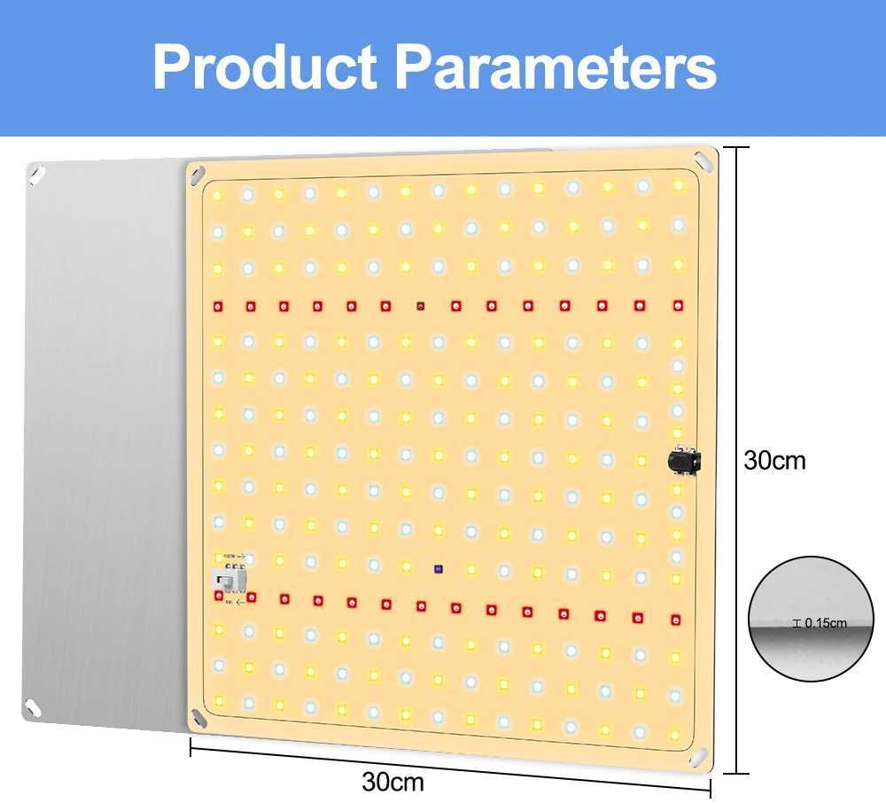 LED Grow Light LM281B Flower Growing Chip Full Spectrum Phyto Lamp For Greenhouse Hydroponic Plant Growth Lighting XJ250526