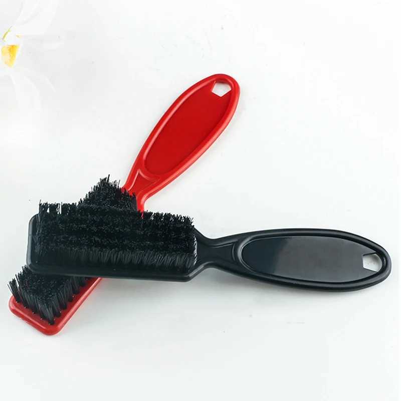 Fade Brush Hair Comb Scissors Cleaning Brush Barber Shop Skin Plastic Handle Hairdressing Soft Cleaning Brush Hair Styling Tools R250526