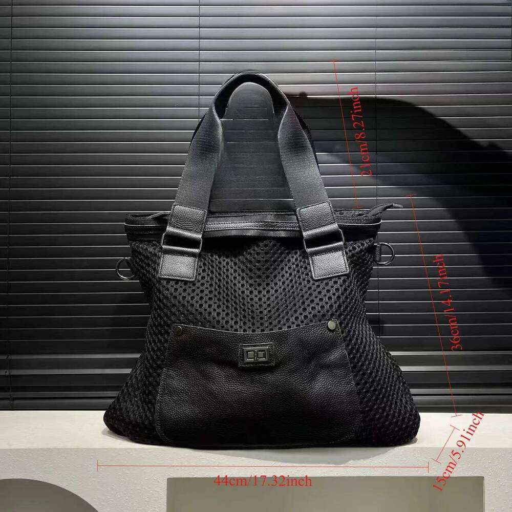 Women's Bags Designer Ladies' Fashionable Street Ed Mesh Tote Bag With Large Capacity Retro Y2k Hot Girl Single Shoulder Handbag