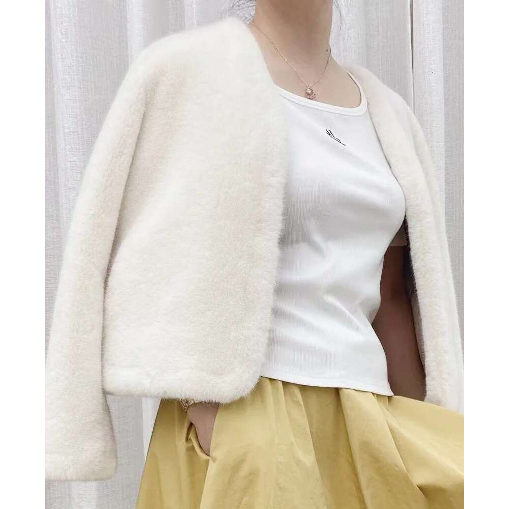 Faux fur small extreme classic style women's top jacket warm cardigan autumn and winter new