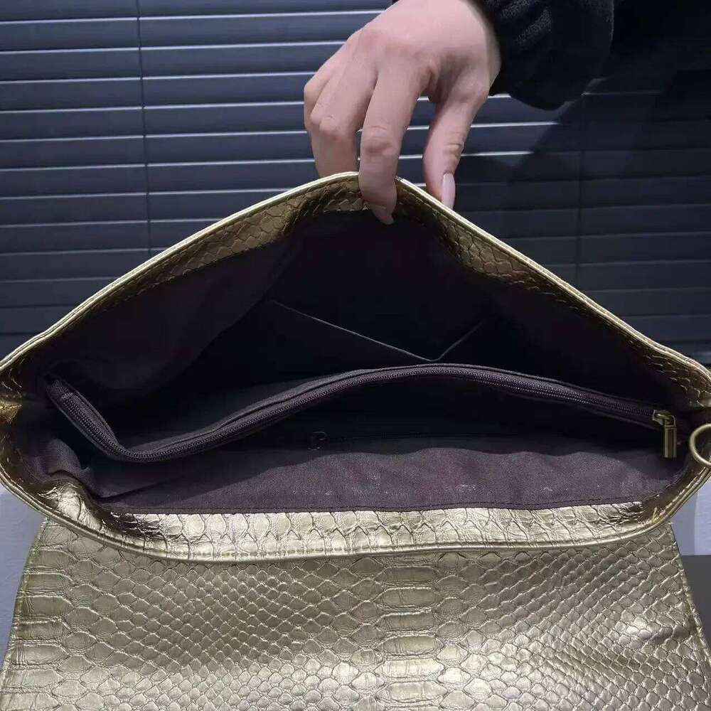 Women's Bags Designer Ladies' Fashionable Retro Coarse Snake Pattern Handbag With High Capacity And Detachable Strap Shoulder Bag