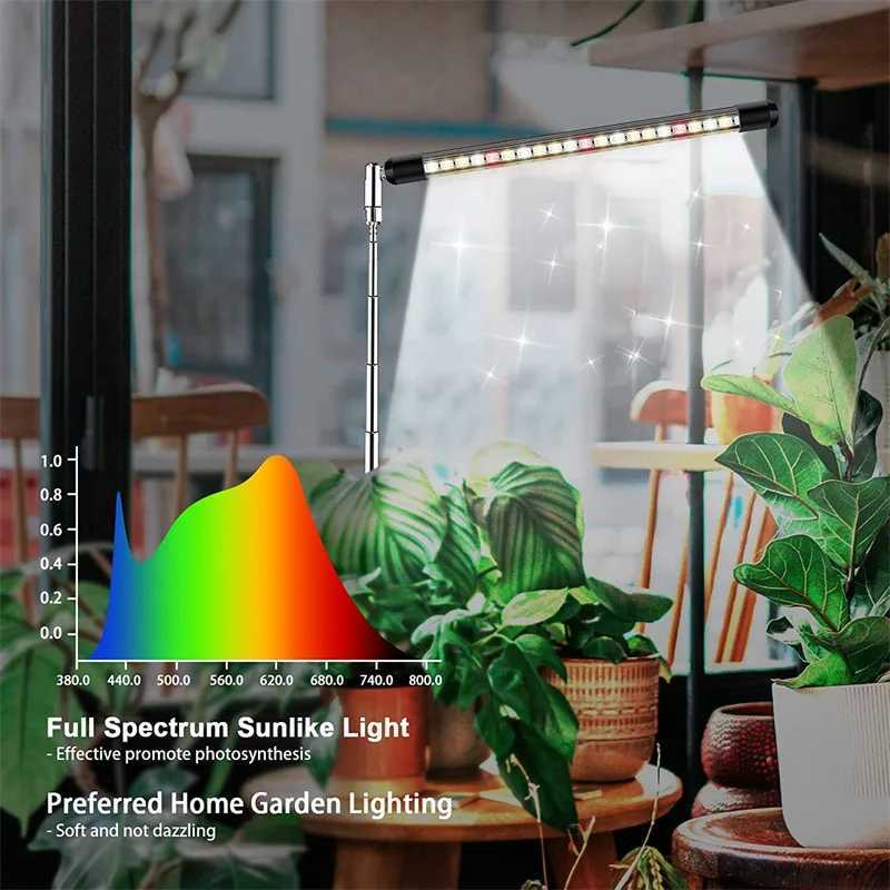 Plug Plant Lamp Full Spectrum Grow Lamp Pot Succulent Plant Lamp USB Suitable For Plant Seed Germination Seedling Growth LightXJ250526