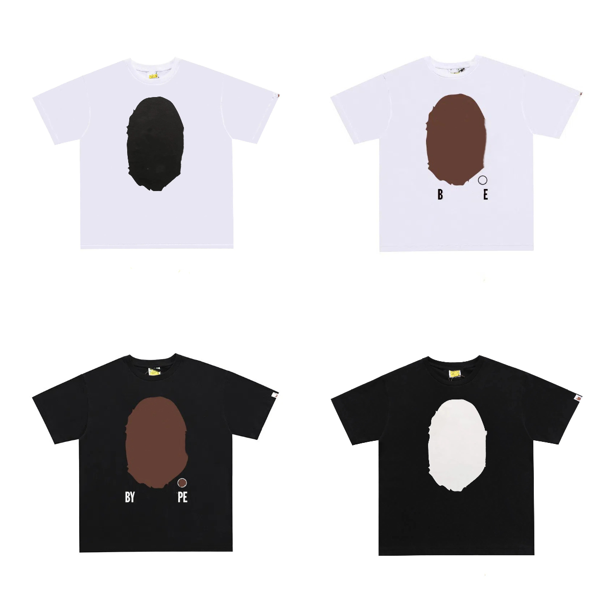 Designer T Shirts for Men Popular Brand American Style Animal Printing Tee High Street Cotton Tops Clothing