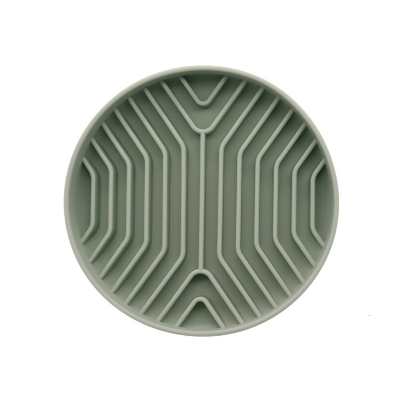 Silicone Pet Slow Feeder Anti-Choke Anti-Spill Food Container Supplies Dog Feeding Bowl