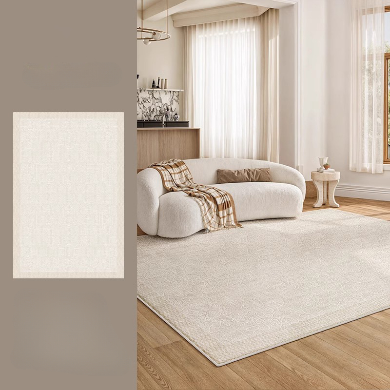 Carpet, Living Room, Persian Cream Style, No Wash, Erasable, High-end, Waterproof, Stain Resistant, Dirt Resistant, Bedroom Floor Mat