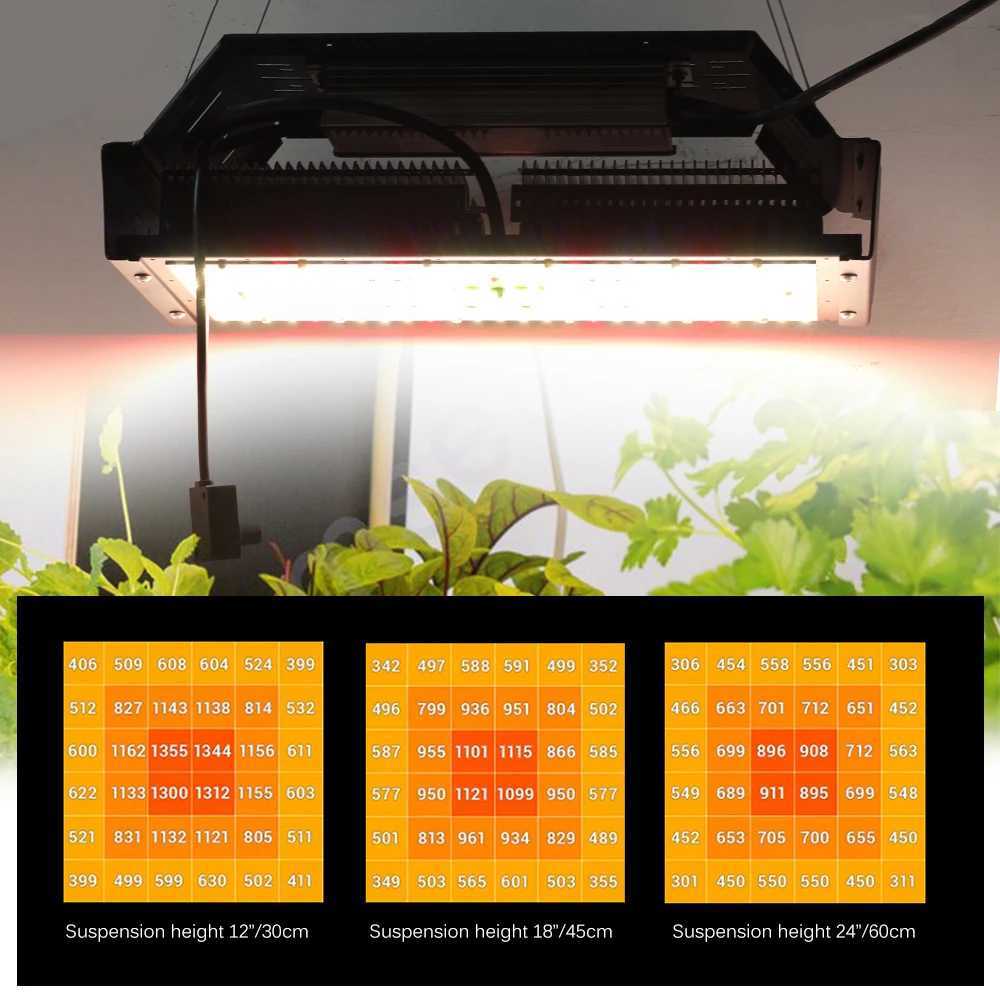 LED Intelligent Plant Lamp 50W 240W Full Spectrum Light with Hook Dimming Switch Vegetable Flowers Growing LightXJ250526