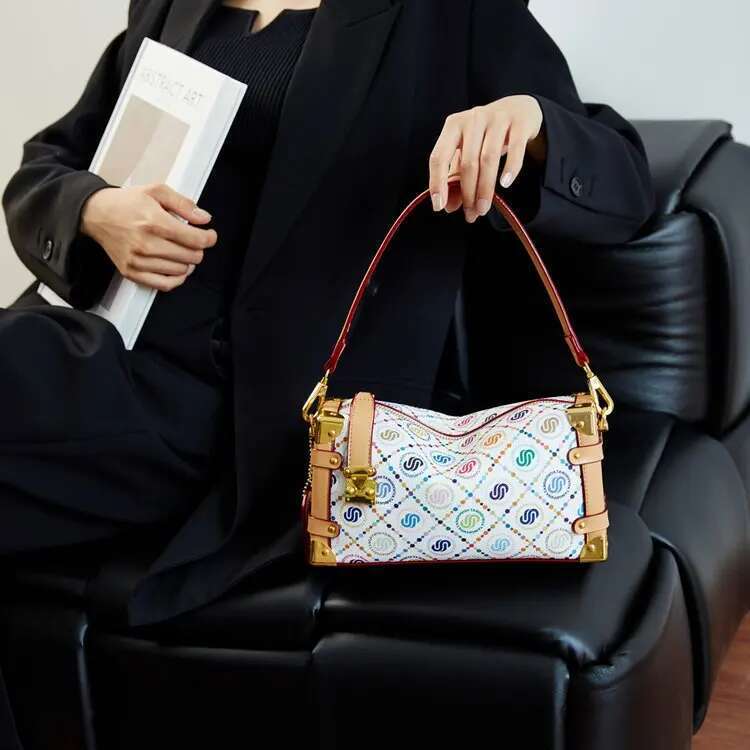 2025 Summer Box - Women's Universal Zipper Shoulder Bag, Structured Crossbody Purse for Casual & Office Baby Bag Organizer