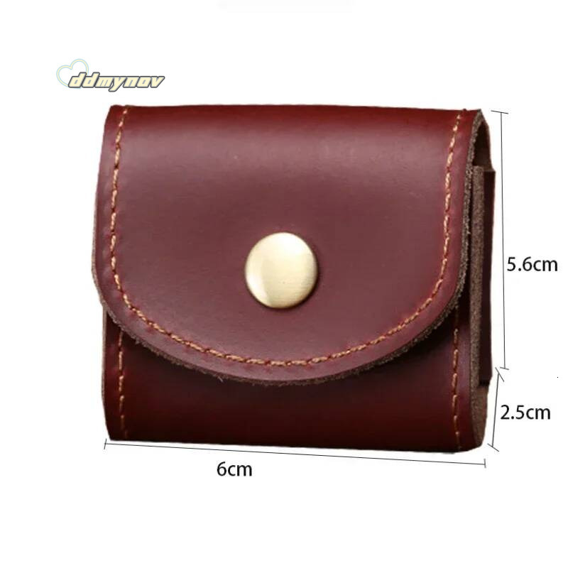 Mini Fashion Purse Vintage Men Women Genuine Leather Wallet Multifunctional Female Small Coin Bag Key Pocket Wallets ddmynov