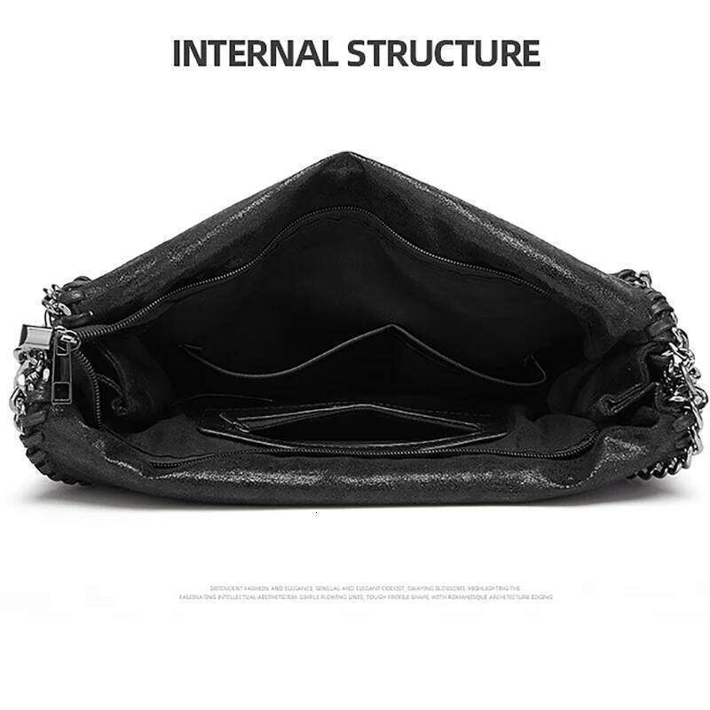 2025 New Chain Fashion Design Handbag Casual Pocket Women's Shoulder Bag