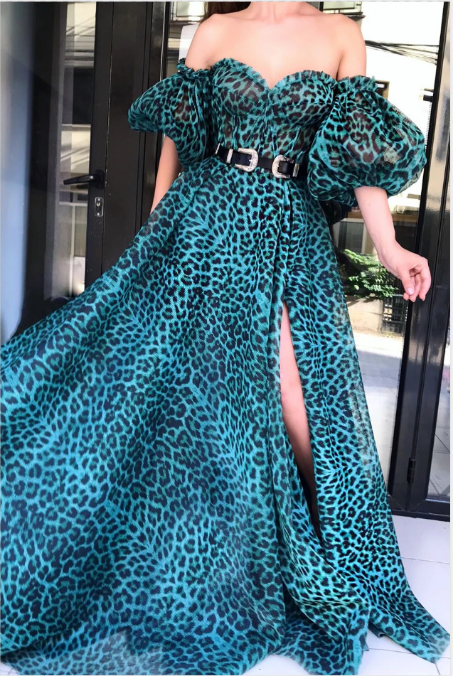 Summer New Print Dress New Product Sexy Off Shoulder Wrapped Chest Dress Long Dress