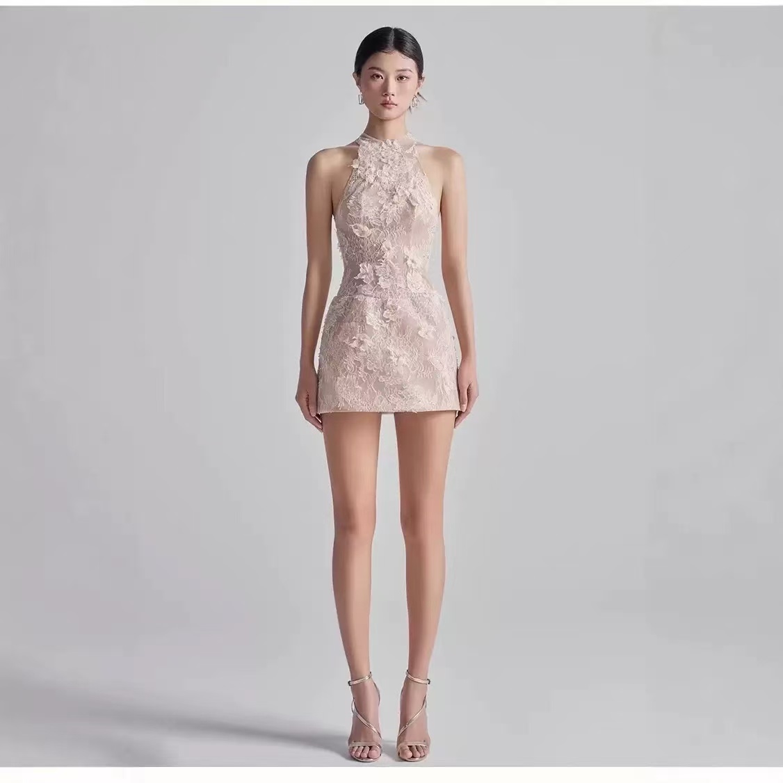 Casual Dresses Womens Dress Nice-forever Summer Women Elegant Banquet Evening Cocktail Wedding Party Vintage Clothing