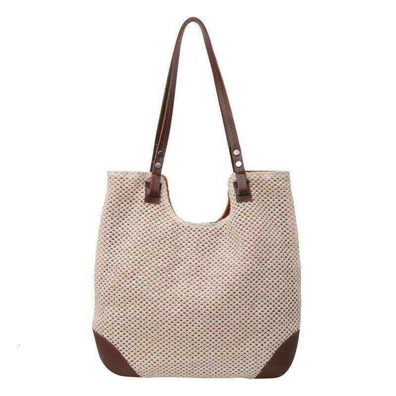 2025 Boho-Chic Raffia Tote, Convertible Beach Bag with Adjustable Strap, Spacious Woven Vacation Purse for Women