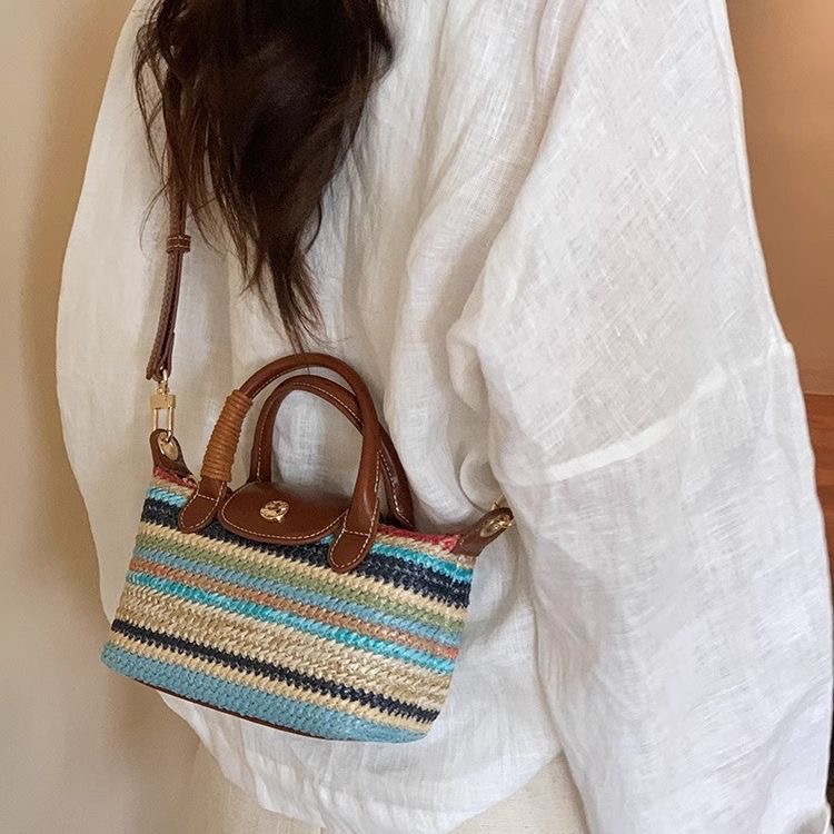Tote Bag Designer Style Fashion Shoulder Bag For Holiday Stroll Crossbody Summer Mini Tote Woven Bag Handbag Handbag