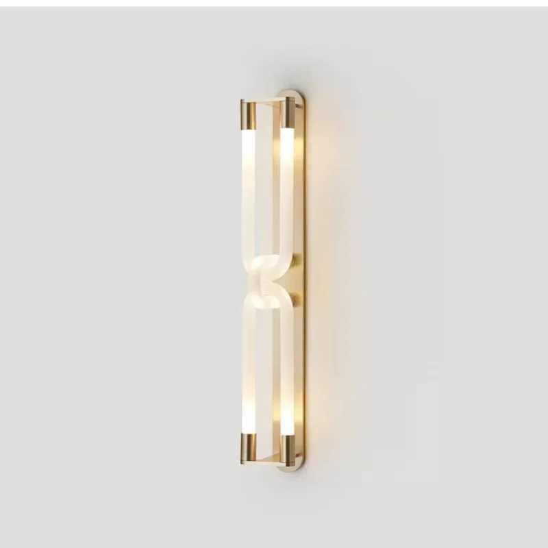 Nordic Double Head Wall Lamp Modern Luxury U Shaped Tube Lamp For Living Room Restaurant Study Bedroom Hotel Bathroom LightXJ250526