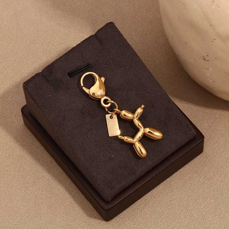 New Exquisite High-end Bear Cherry Dog Keychains For Women Y2k Bag Pendant Car Key Chains Jewelry Gift Decoration Accessories XJ250524