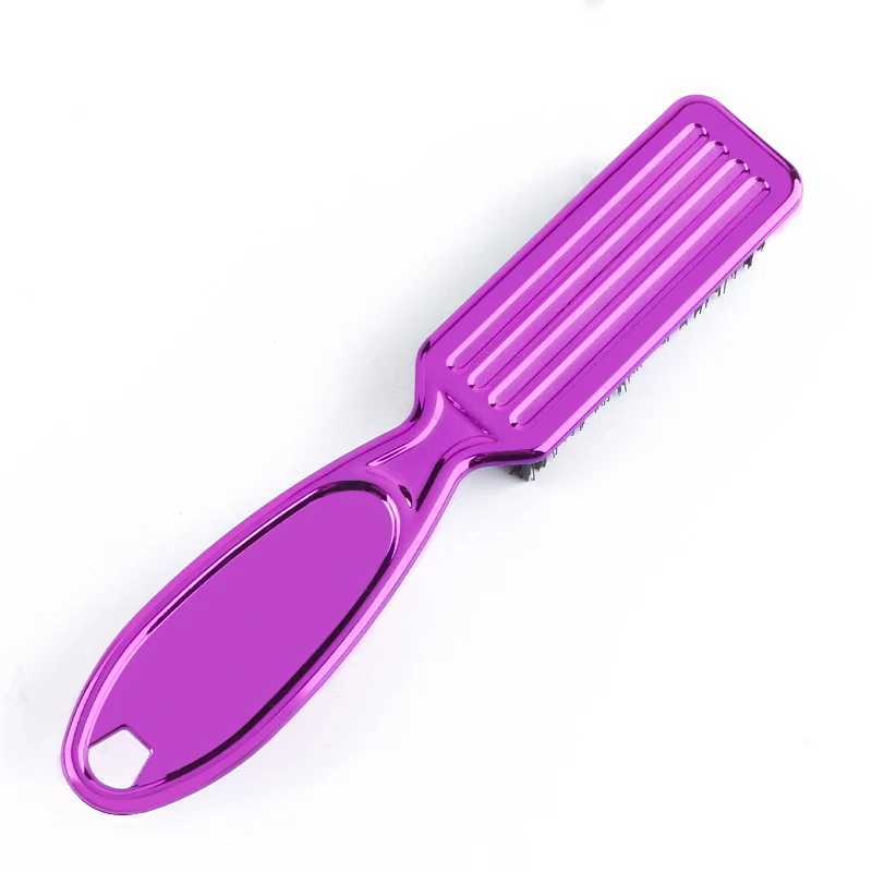 Fade Brush Hair Comb Scissors Cleaning Brush Barber Shop Skin Plastic Handle Hairdressing Soft Cleaning Brush Hair Styling Tools R250526