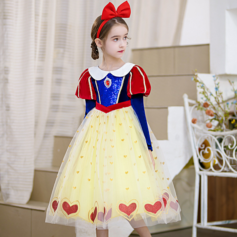 DISNEY toddler designer dress baby clothes designer designer clothes girl baby Elsa princess dress Little girl's skirt dress comfortable and soft