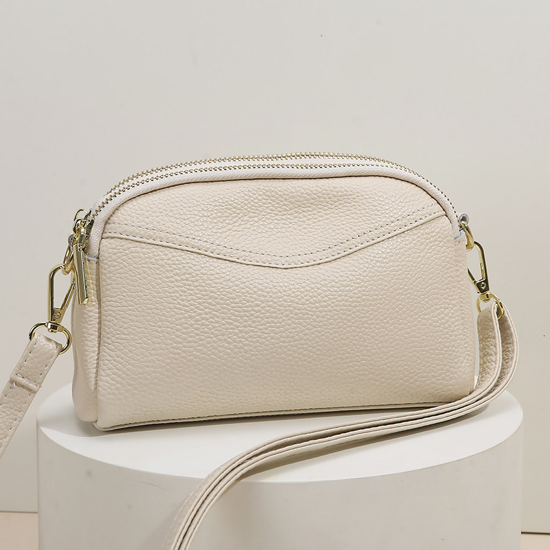 Free Shipping Designer Bag Crossbody Bag Top Layer Cowhide Pillow Bag Simple And Fashionable Solid Color Leather Bag Casual And Versatile Soft Leather