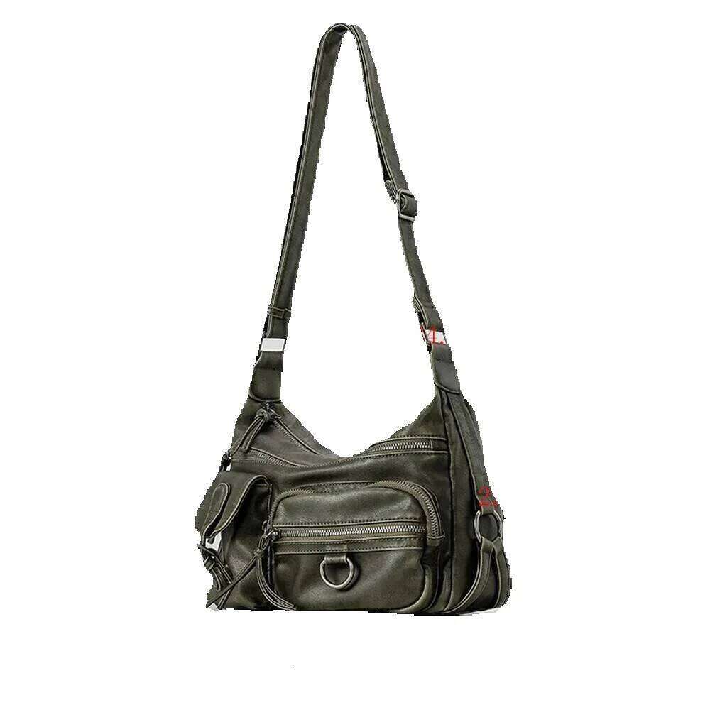 Designer Luxury Designer Luxury Annmouler Designer Women Shouler Large Capacity Crossbody Casual Soft Pu Leather Messenger Bag Multi-Pocket Purses