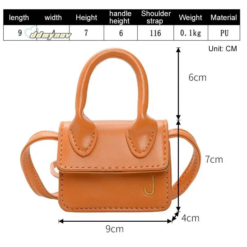 Kids Purses and Handbags Mini Crossbody 2023 Cute Little Girl Small Coin Pouch Toddler Purse Hand Bag PU Children Tote Bags ddmynov