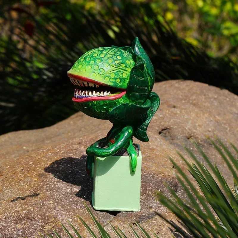 Cannibal Flower Resin Crafts Ornament Decorations Halloween Horror Decor Garden Carnivorous Plant Crafts Home LandscapesT25052726