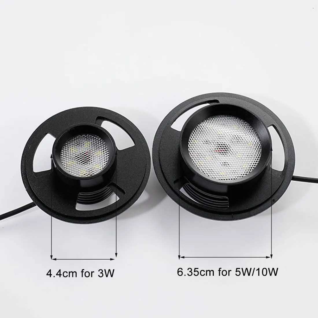 Round D10cm D12cm D15cm D20cm LED moss plant light breathable ecological bottle lamp USB aquatic grass light wanter plant lampXJ250526