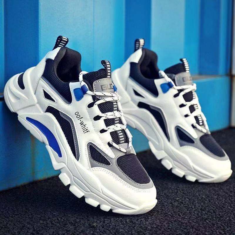 2025 Designer Men's Shoes Summer New Mesh Breathable Men's Sneakers Korean Style Trendy Outdoor Casual Shoes Dad Shoes