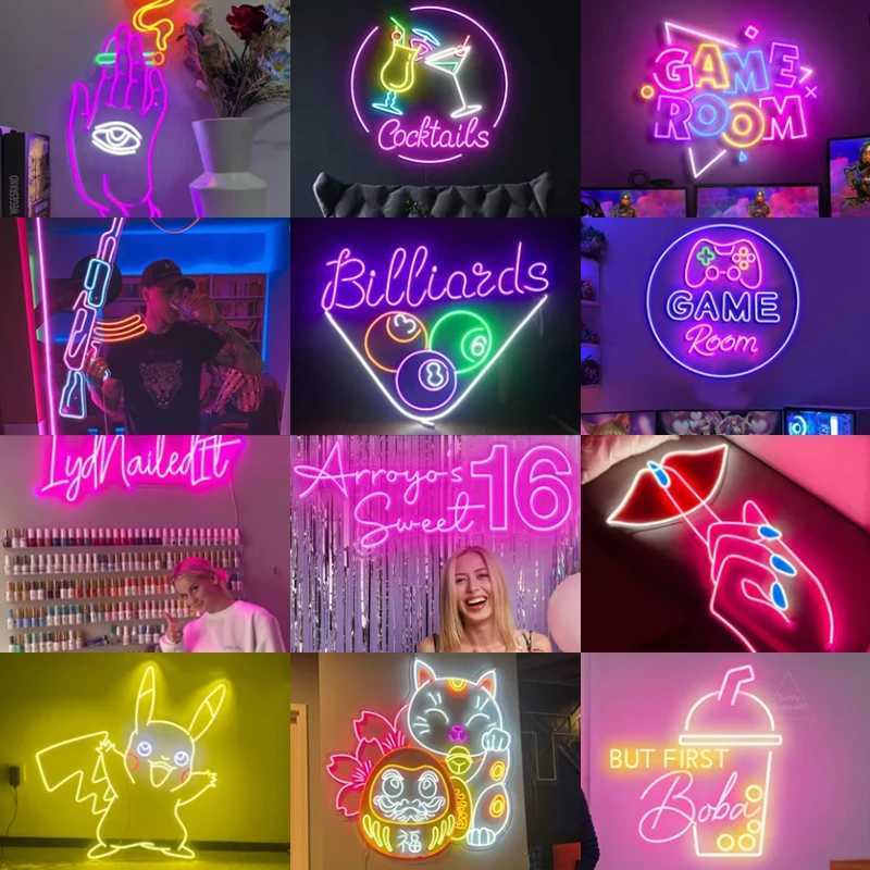 Custom Neon Sign for Beauty Salon Custom LED Letters Large Neon Name Sign Wall Birthday Weddings Decor Drop ship W250526
